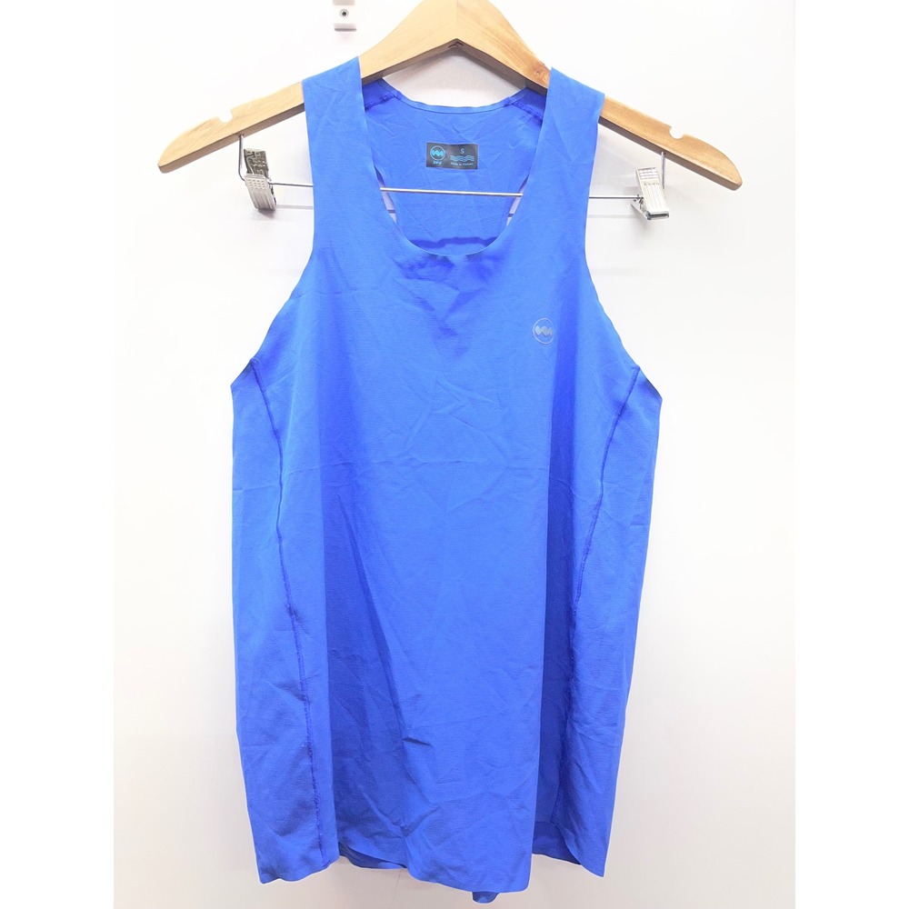 Janji Singlet Running Tank Top Blue Racerback Performance Women Small
